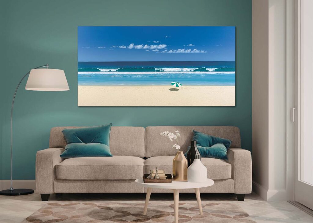 Perfect Wave Print on the wall Christine Woods Wild Wood Art Print