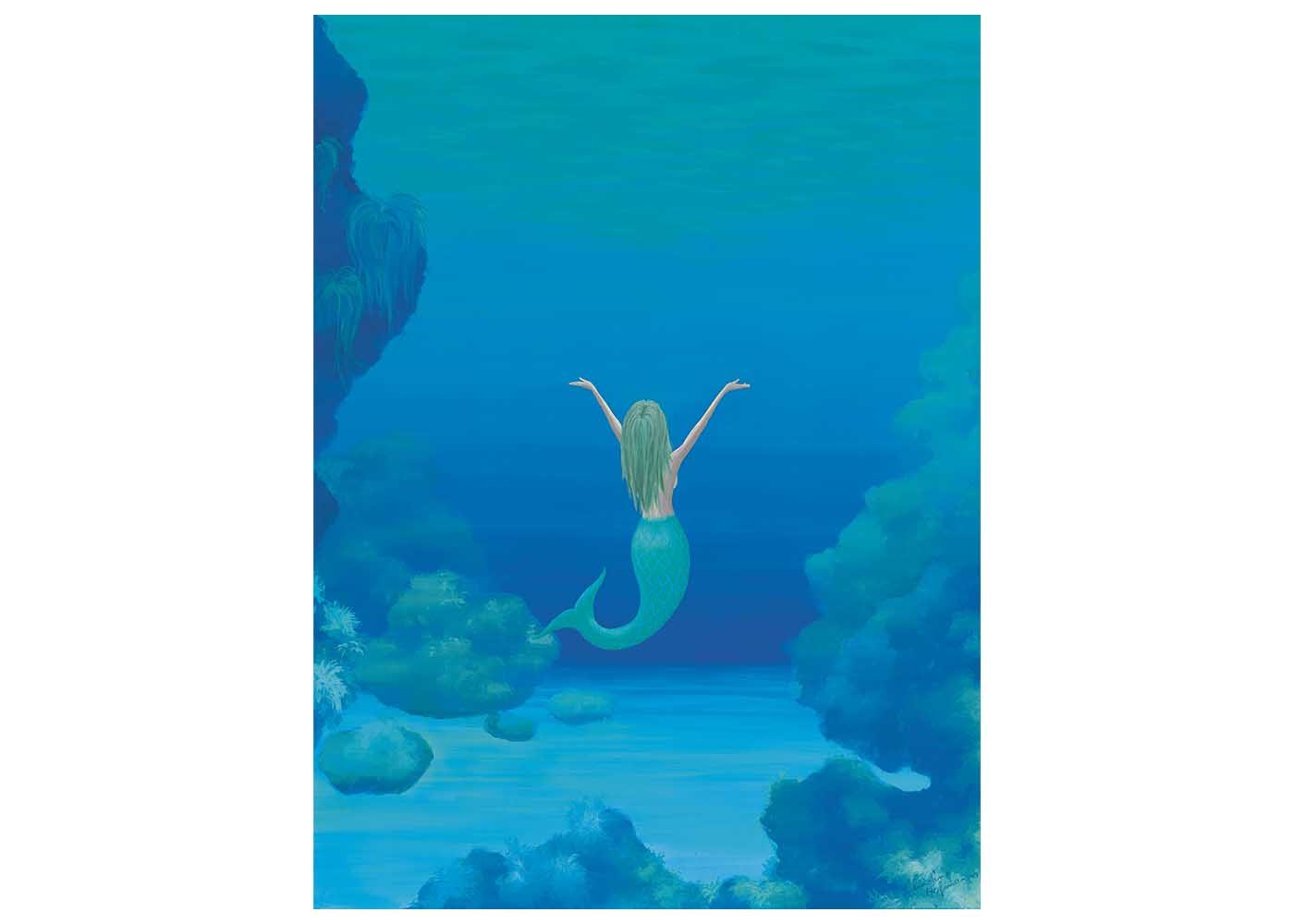 Remembering Blue Christine Woods Wild Wood Art Print