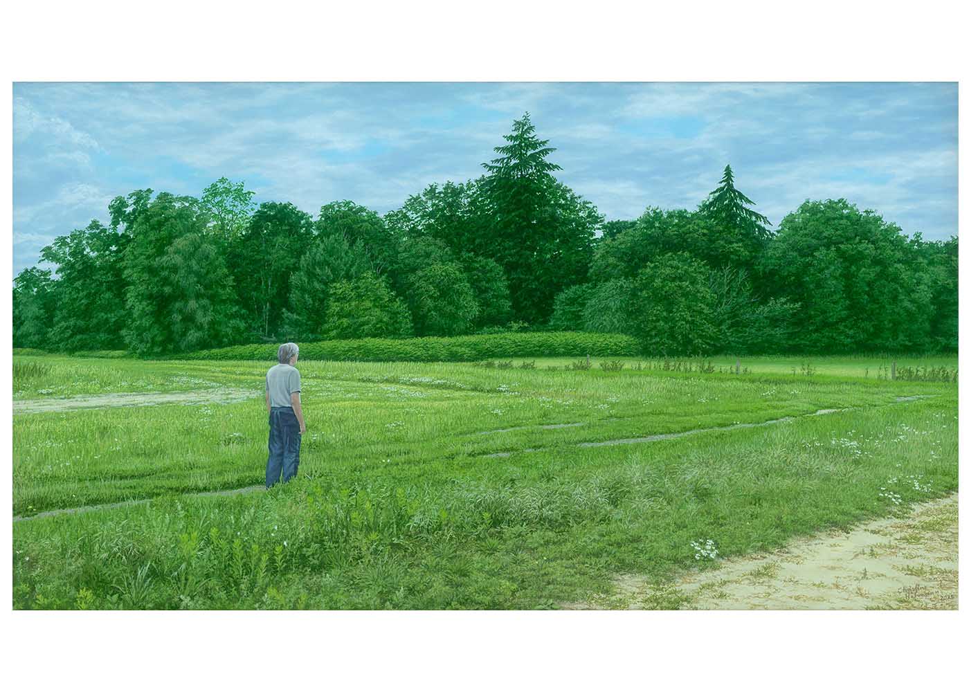 Silent Interaction Christine Woods Wild Wood Art Print